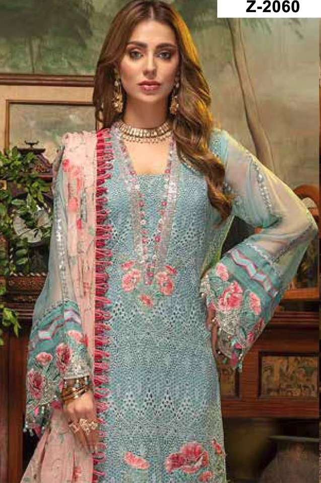 GUZARISH NX BY ZARQASH DESIGNER FAUX GEORGETTE PAKISTANI DRESSES