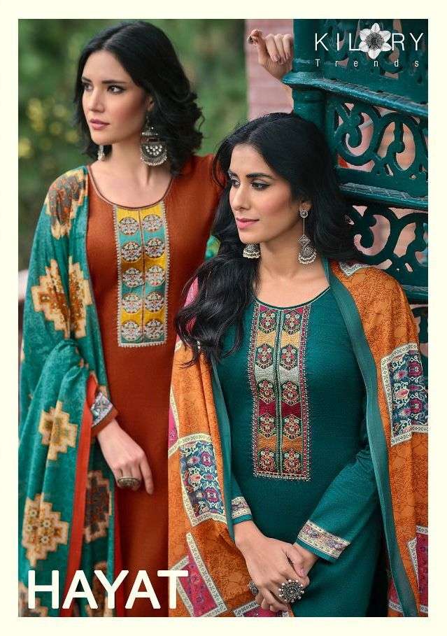 HAYAT BY KILORY TRENDZ 271 TO 278 SERIES PURE JAM COTTON DRESSES