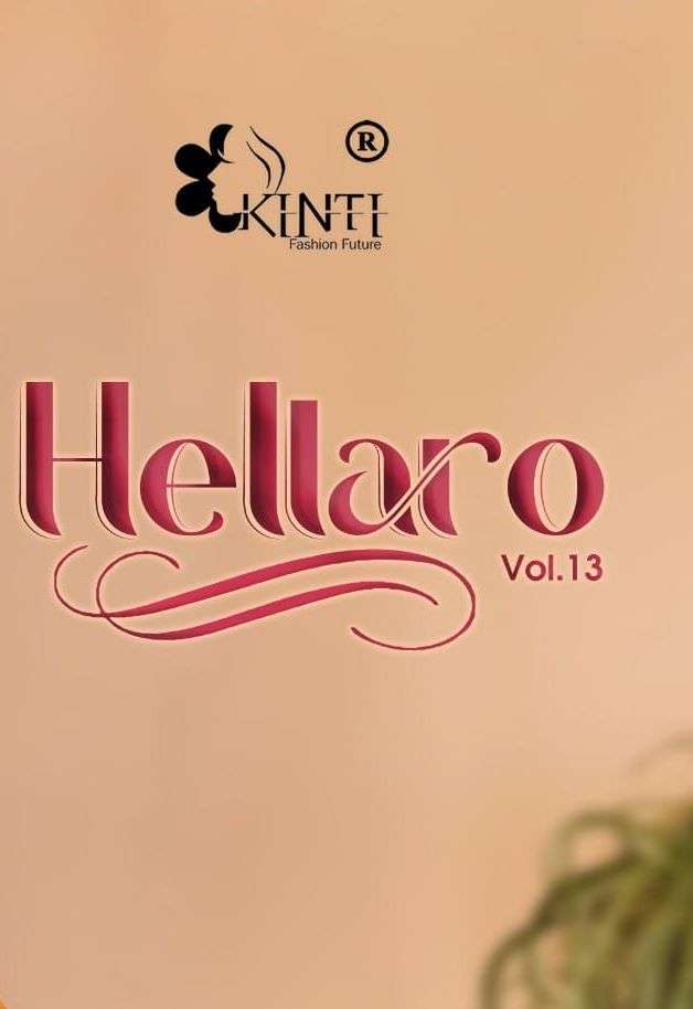 HELLARO VOL-13 BY KINTI 1301 TO 1308 SERIES RAYON KURTIS WITHB SKIRTS