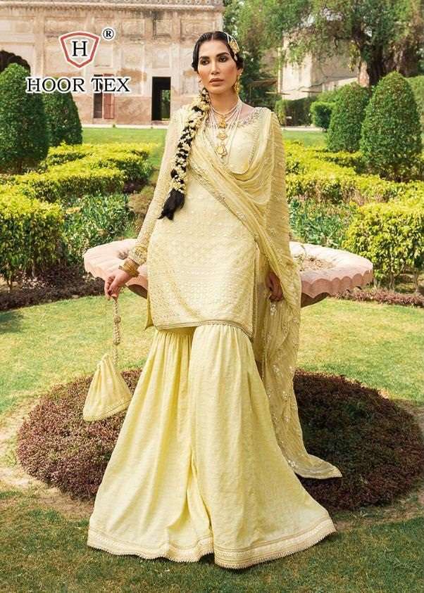 HOOR TEX 23009 COLOURS BY HOOR TEX GEORGETTE PAKISTANI DRESSES