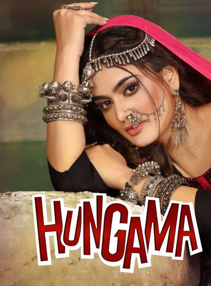 HUNGAMA BY MASTER 01 TO 08 SERIES DESIGNER RAYON DRESSES