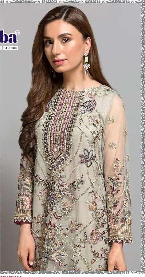 KILRUBA K-163 HIT DESIGN BY KILRUBA DESIGNER NET PAKISTANI DRESS