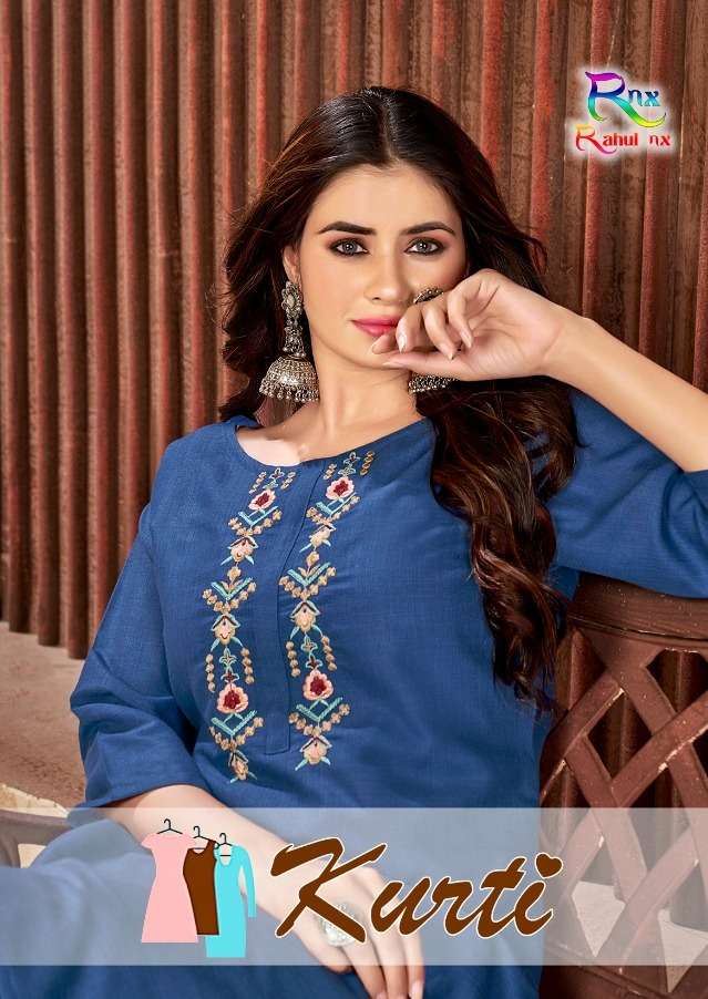 KURTI BY RAHUL NX 1001 TO 1010 SERIES DESIGNER COTTON KURTIS