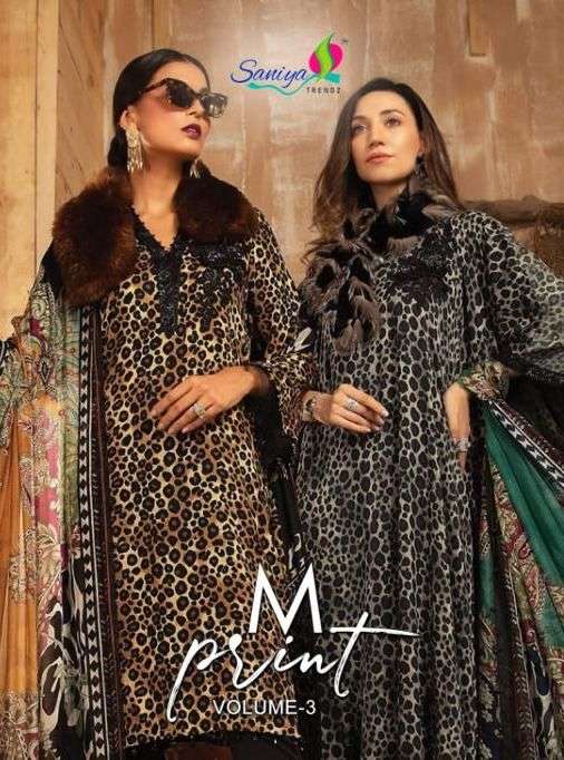 M PRINT BY SANIYA TRENDZ 1034 TO 1041 SERIES DESIGNER COTTON DRESSES