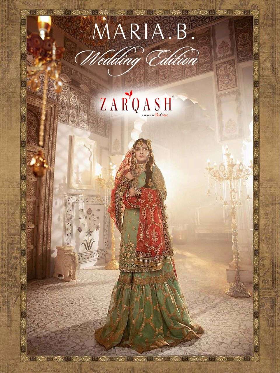 MARIA.B. WEDDING EDITION BY ZARQASH Z-2083 TO Z-2085 SERIES PAKISTANI DRESSES