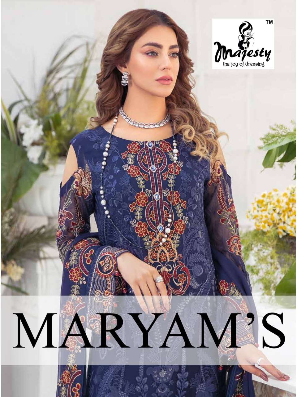 MARYAMS BY MAJESTY DESIGNER FAUX GEORGETTE DRESSES