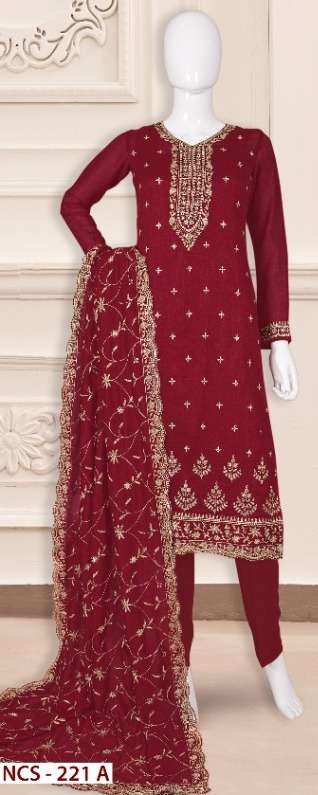 NCS-221 BY VINAY FASHION DESIGNER GEORGETTE DRESSES