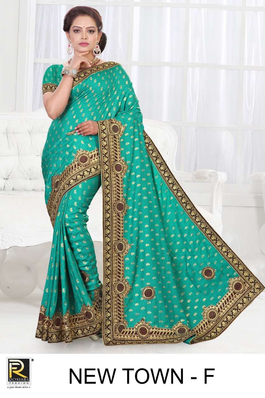 NEW TOWN BY RONISHA FASHION DESIGNER DOLA SILK SAREES