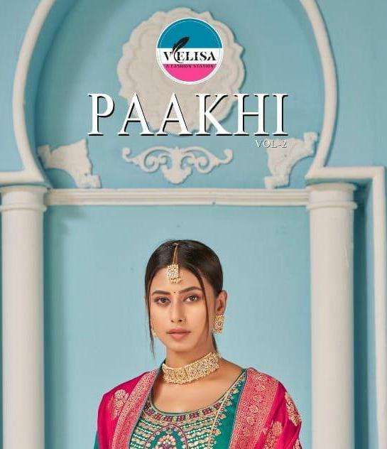 PAAKHI VOL-2 BY VELISA 2301 TO 2304 SERIES DESIGNER PARAMPARA SILK DRESESS