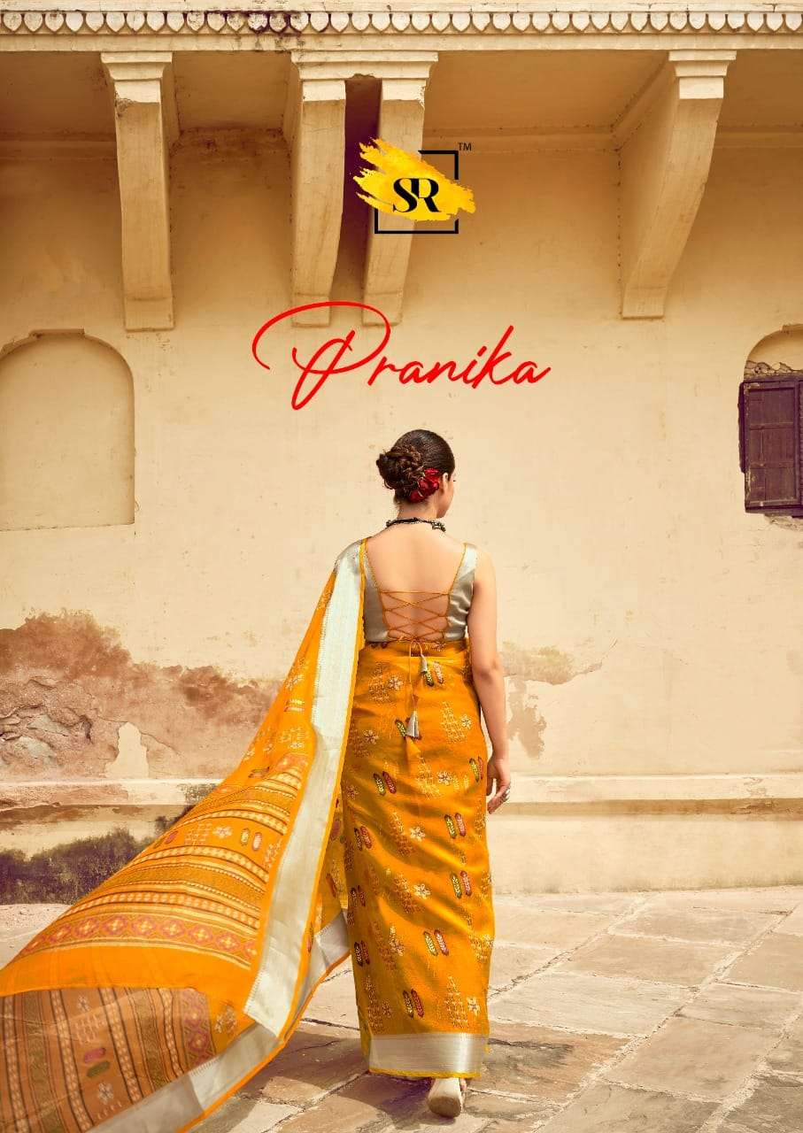 PRANIKA BY SR 1001 TO 1010 SERIES DESIGNER SILK SAREES