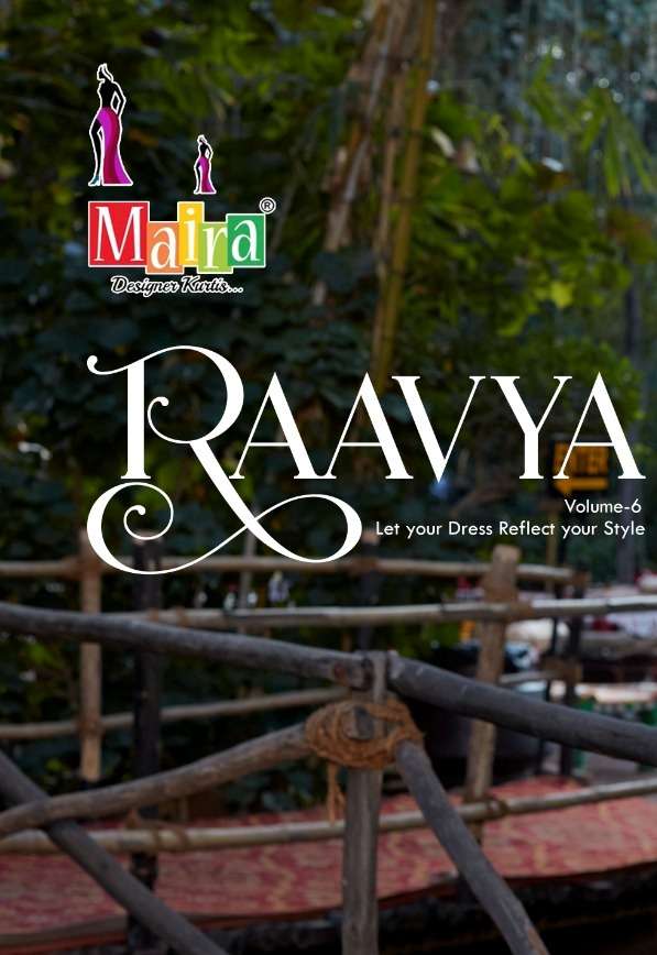 RAAVYA VOL-6 BY MAIRA 6001 TO 6008 SERIES DESIGNER SILK DRESSES