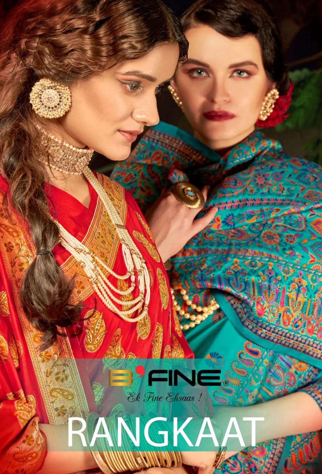 RANGKAAT BY B-FINE 646 TO 651 SERIES DESIGNER SILK SAREES