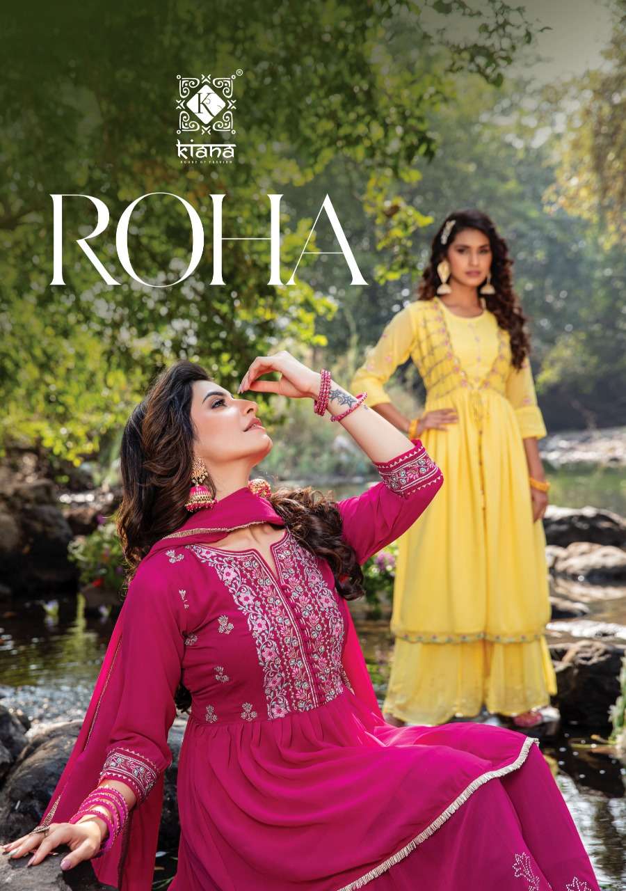 ROHA BY KIANA 101 TO 106 SERIES DESIGNER GEORGETTE DRESSES