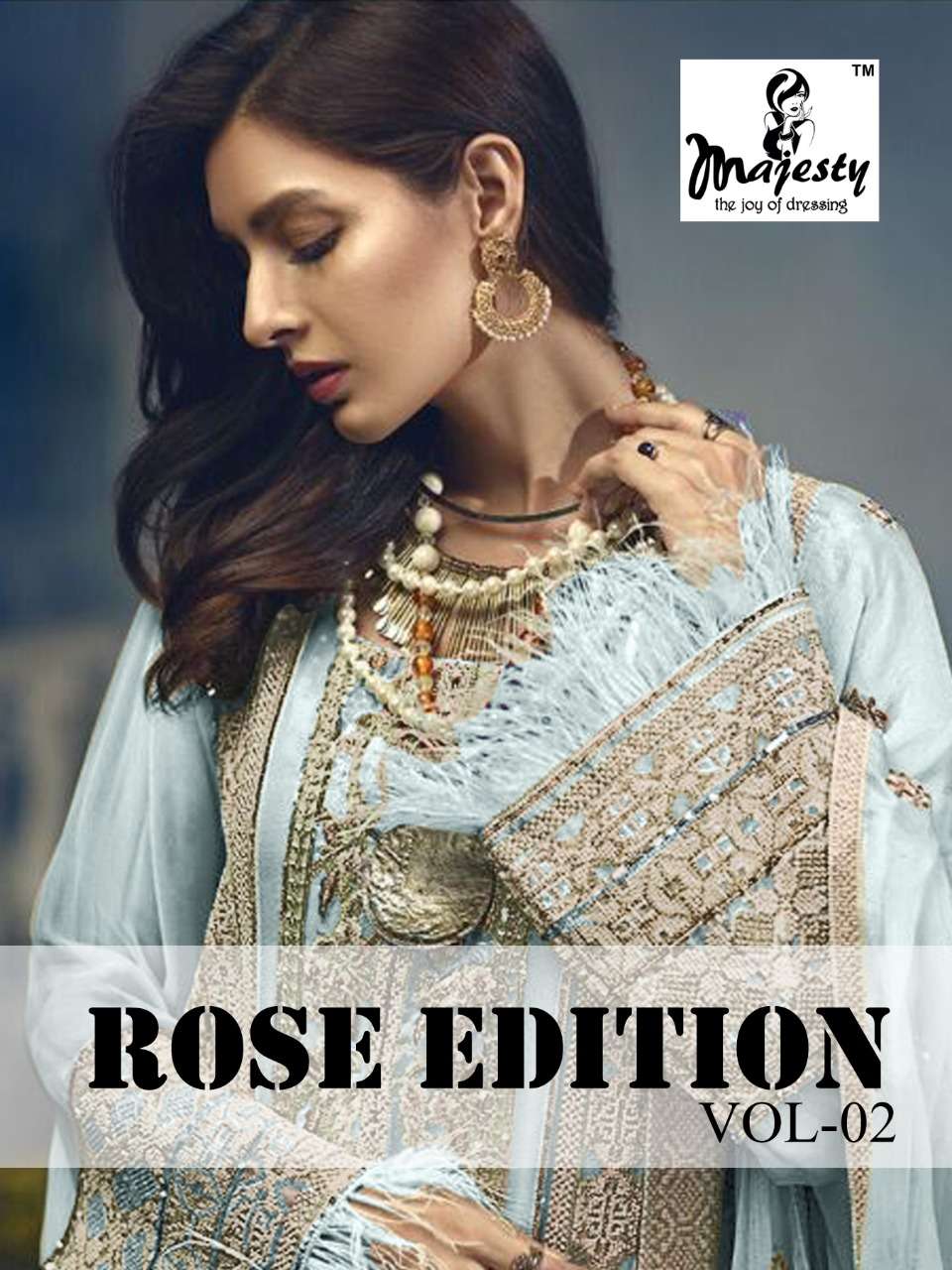 ROSE EDITION VOL-2 BY MAJESTY DESIGNER FAUX GEORGETTE DRESSES