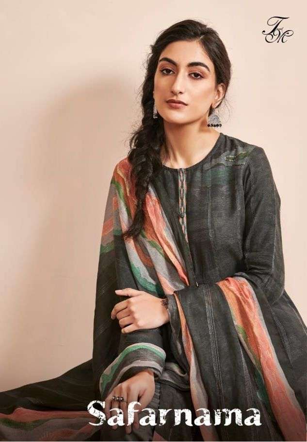 SAFARNAMA BY T & M DESIGNER STUDIO DESIGNER LINEN DRESSES