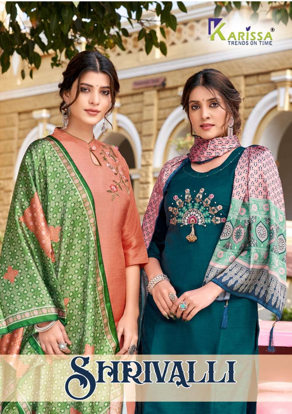 SHRIVALLI BY KARISSA 1001 TO 1006 SERIES DESIGNER SILK DRESSES