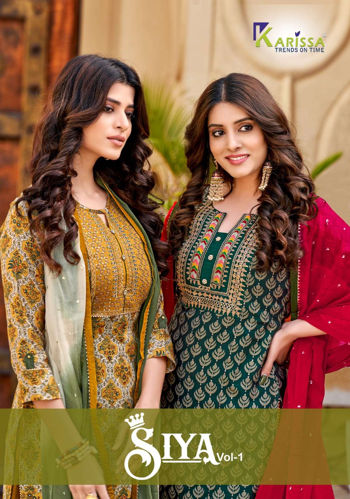 SIYA VOL-1 BY KARISSA 101 TO 105 SERIES DESIGNER SILK DRESSES