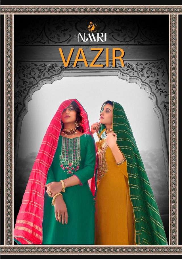 VAZIR BY NAARI 3101 TO 3106 SERIES DESIGNER SILK DRESSES