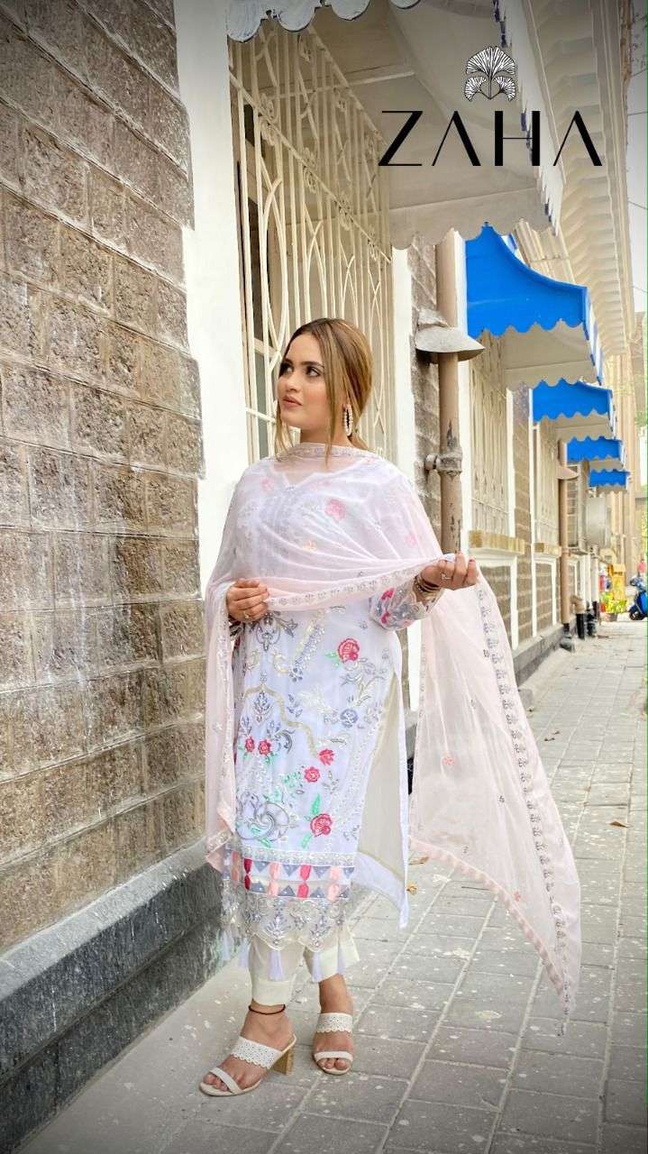 10020 HIT DESIGN BY ZAHA GEORGETTE PAKISTANI DRESSES