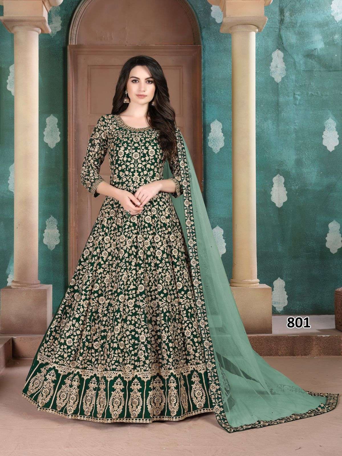 AANAYA VOL-108 BY TWISHA 801 TO 804 SERIES DESIGNER FAUX GEORGETTE DRESSES