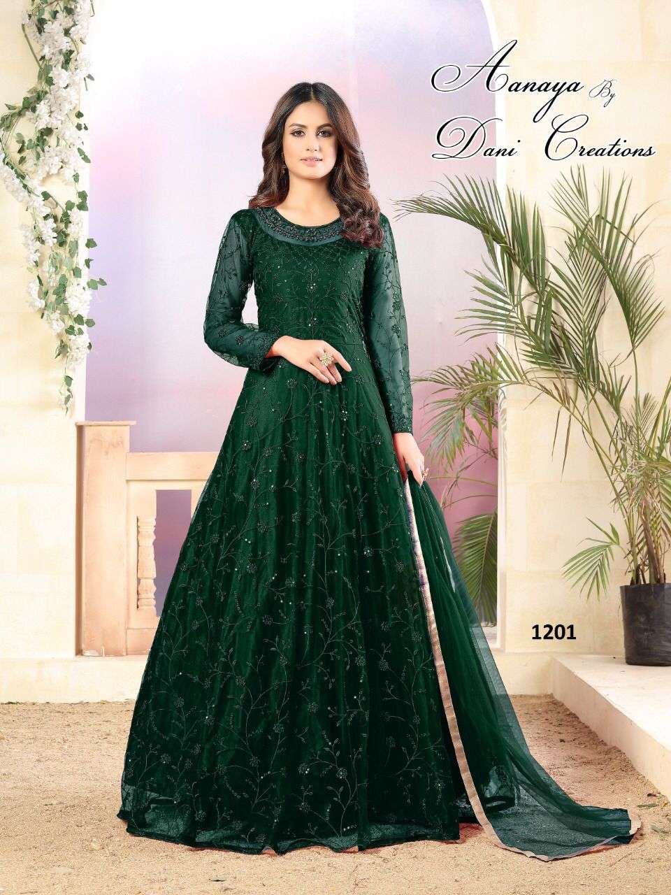 AANAYA VOL-112 BY TWISHA 1201 TO 1207 SERIES NET DRESSES