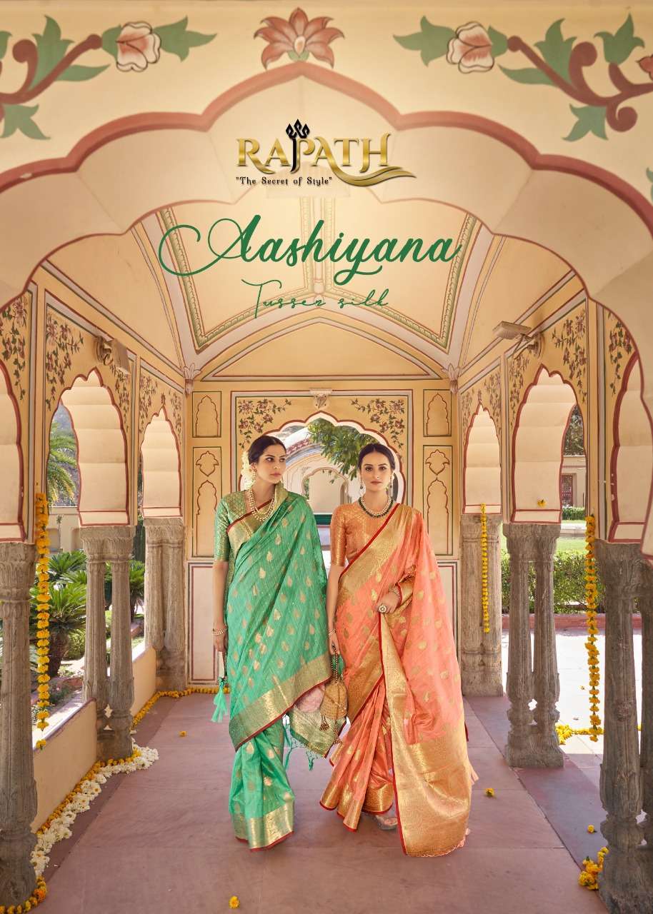 AASHIYANA BY RAJPATH 10031 TO 10036 SERIES SOFT GHICCHA SILK SAREES