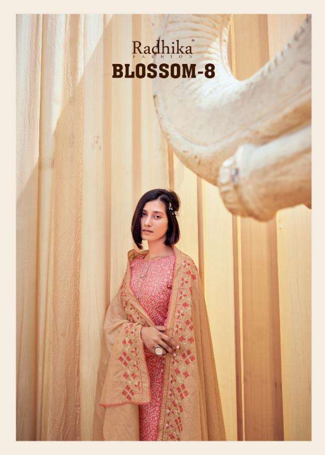 BLOSSOM VOL-8 BY RADHIKA FASHION 20001 TO 20008 SERIES COTTON DRESSES