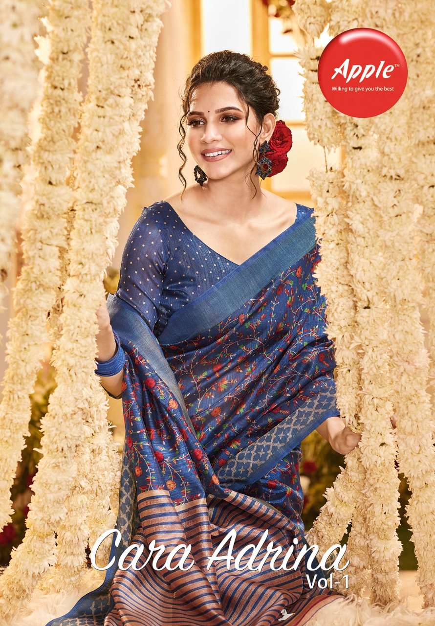 CARA ADRINA VOL-1 BY APPLE 101 TO 108 SERIES DESIGNER SAREES