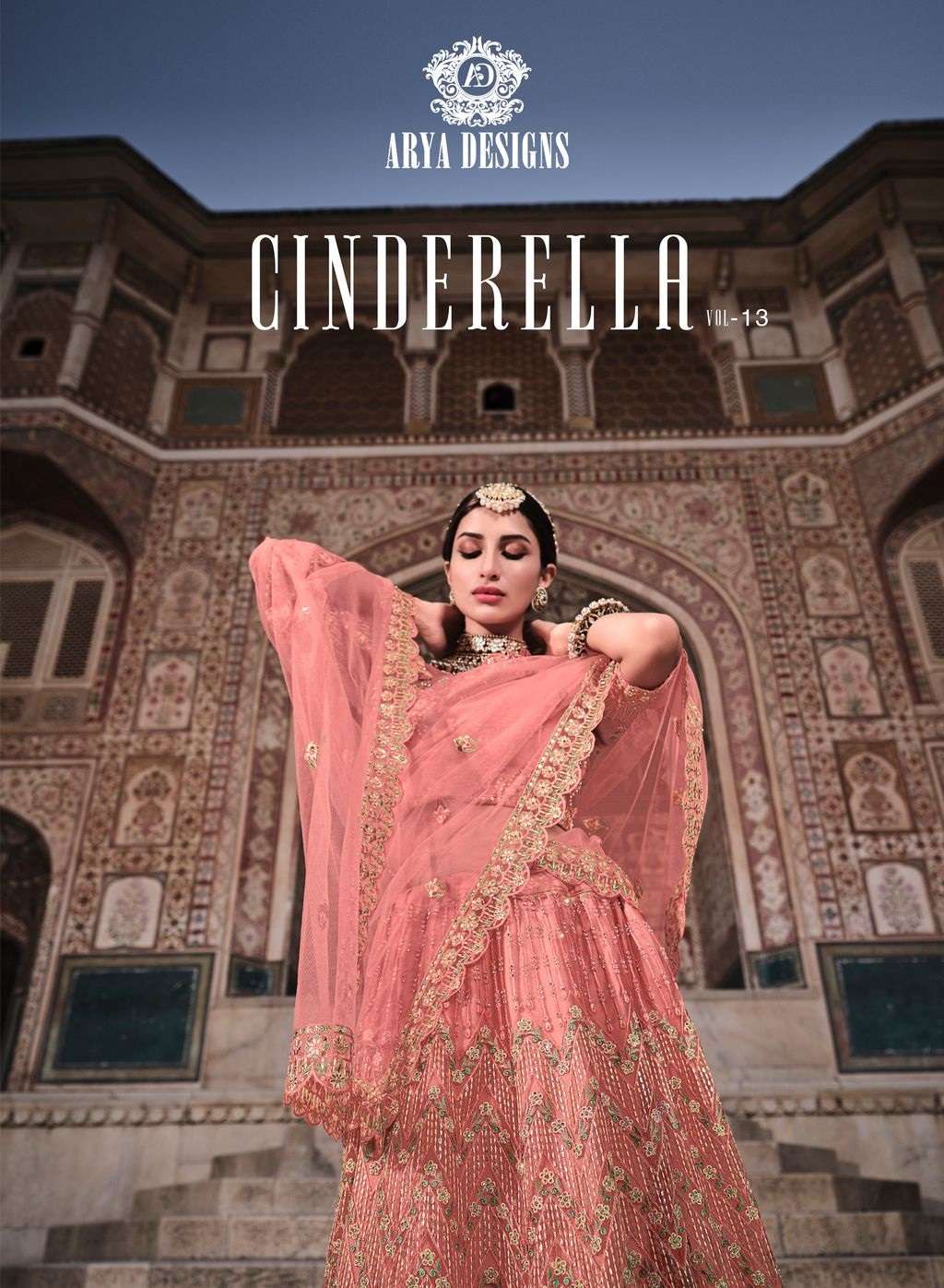 CINDERELLA VOL-13 BY ARYA DESIGNS 9101 TO 9104 SERIES BRIDAL LEHENGAS