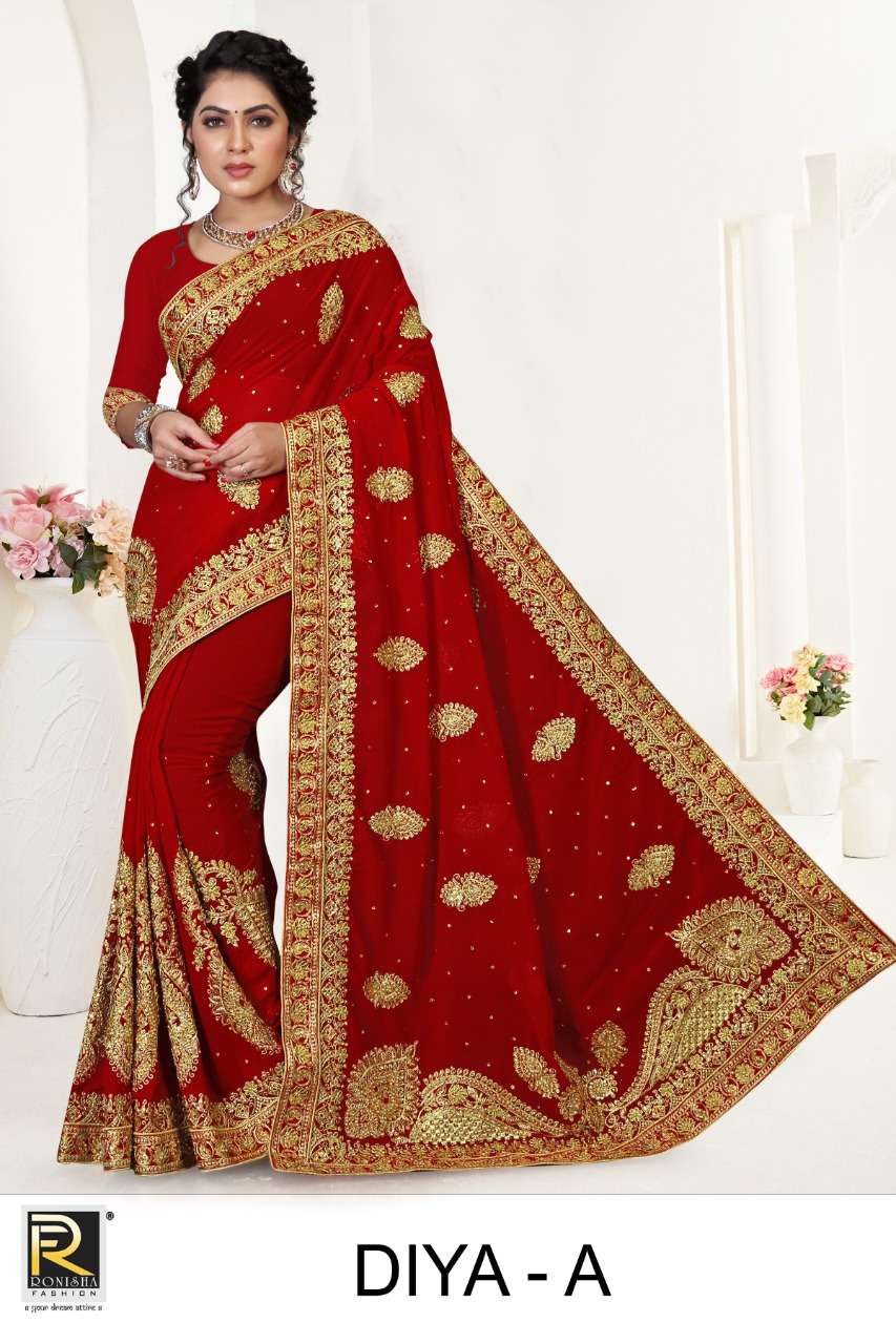 DIYA BY RONISHA FASHION DESIGNER GEORGETTE SAREES