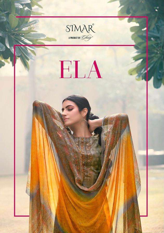 ELA BY SIMAR 2727 TO 2734 SERIES DESIGNER JAM SATIN DRESSES