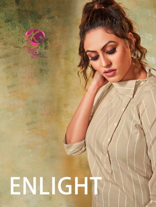 ENLIGHT BY KURTI TIMES 101 TO 104 SERIES PRINTED COTTON KURTIS