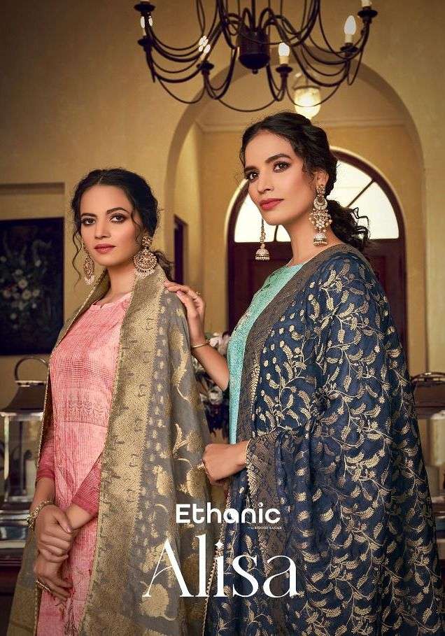 ETHANIC ALISA BY SIDDHI SAGAR 1001 TO 1006 SERIES DESIGNER SILK DRESSES