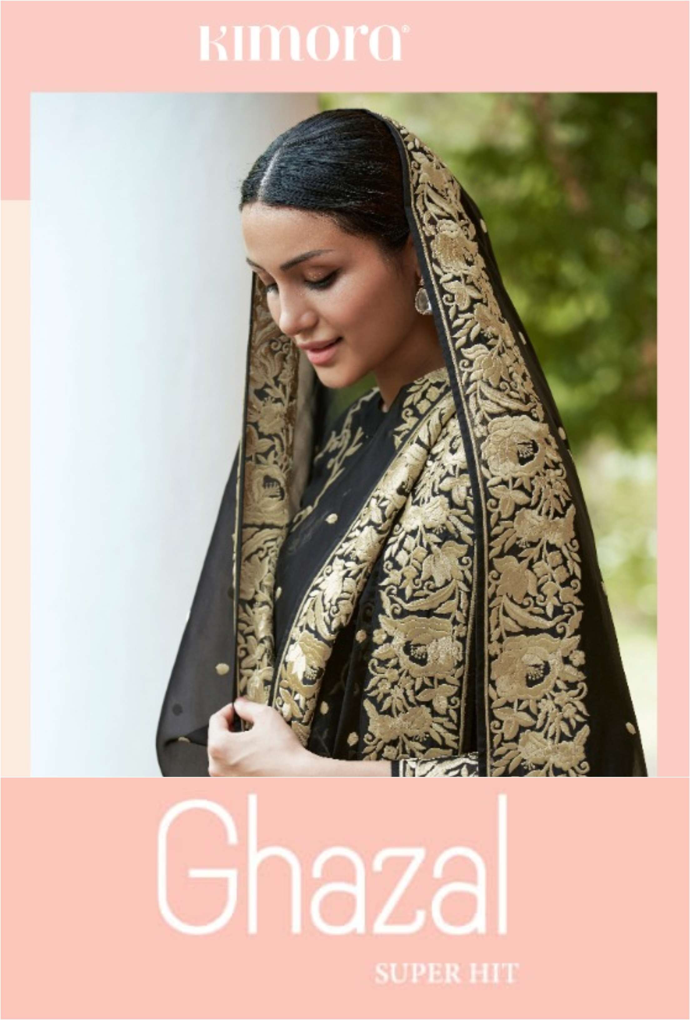 GHAZAL SUPER HIT BY KIMORA HEAVY DESIGNER PURE ORGANZA DRESSES