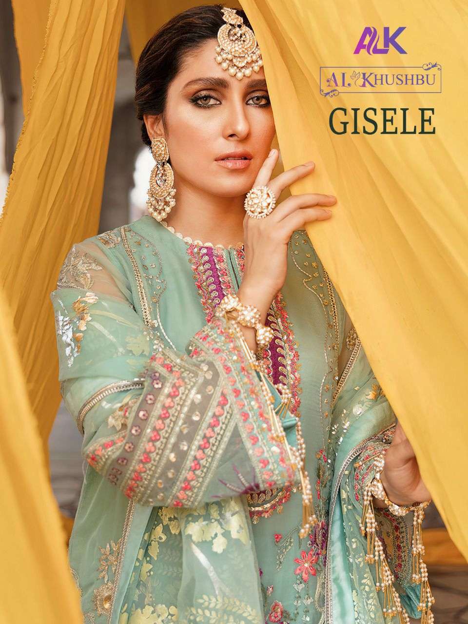 GISELE BY AL KHUSHBU 2025 TO 2027 SERIES GEORGETTE EMBROIDERED DRESSES