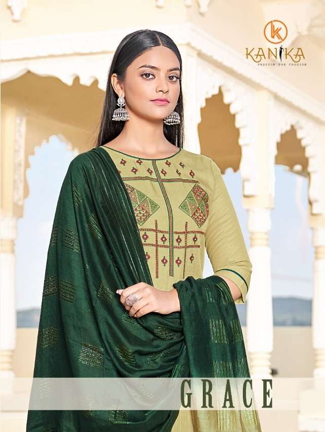 GRACE BY KANIKA 101 TO 106 SERIES DESIGNER NYLON DRESSES