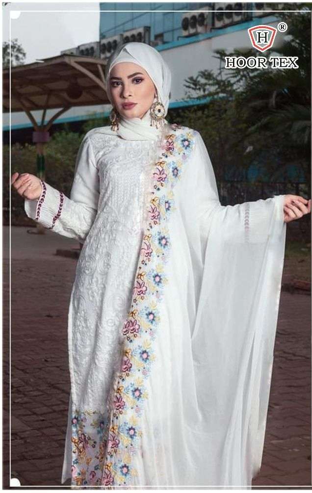 HOOR TEX 23023 HIT DESIGN BY HOOR TEX HEAVY GEORGETTE PAKISTANI DRESS