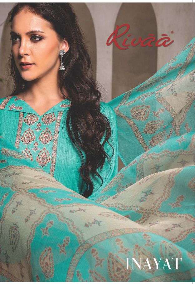 INAYAT BY RIVAA 1785 TO 1791 SERIES DESIGNER PURE COTTON DRESSES