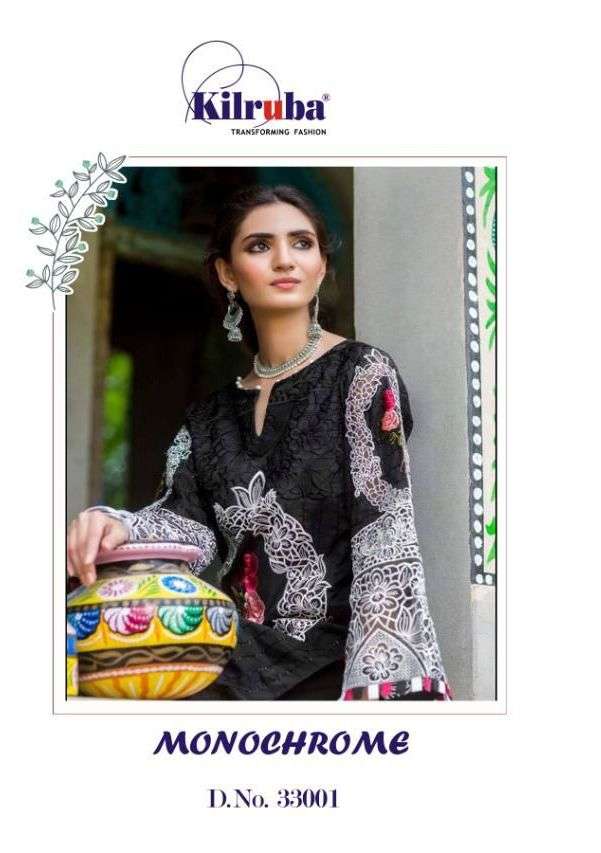 KILRUBA 33001 HIT DESIGN BY KILRUBA CAMBRIC COTTON PAKISTANI DRESS