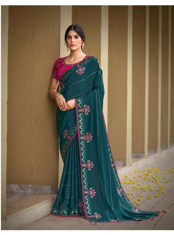 MALHARA BY MAHOTSAV 41706 TO 41720 SERIES DESIGNER SILK SAREES