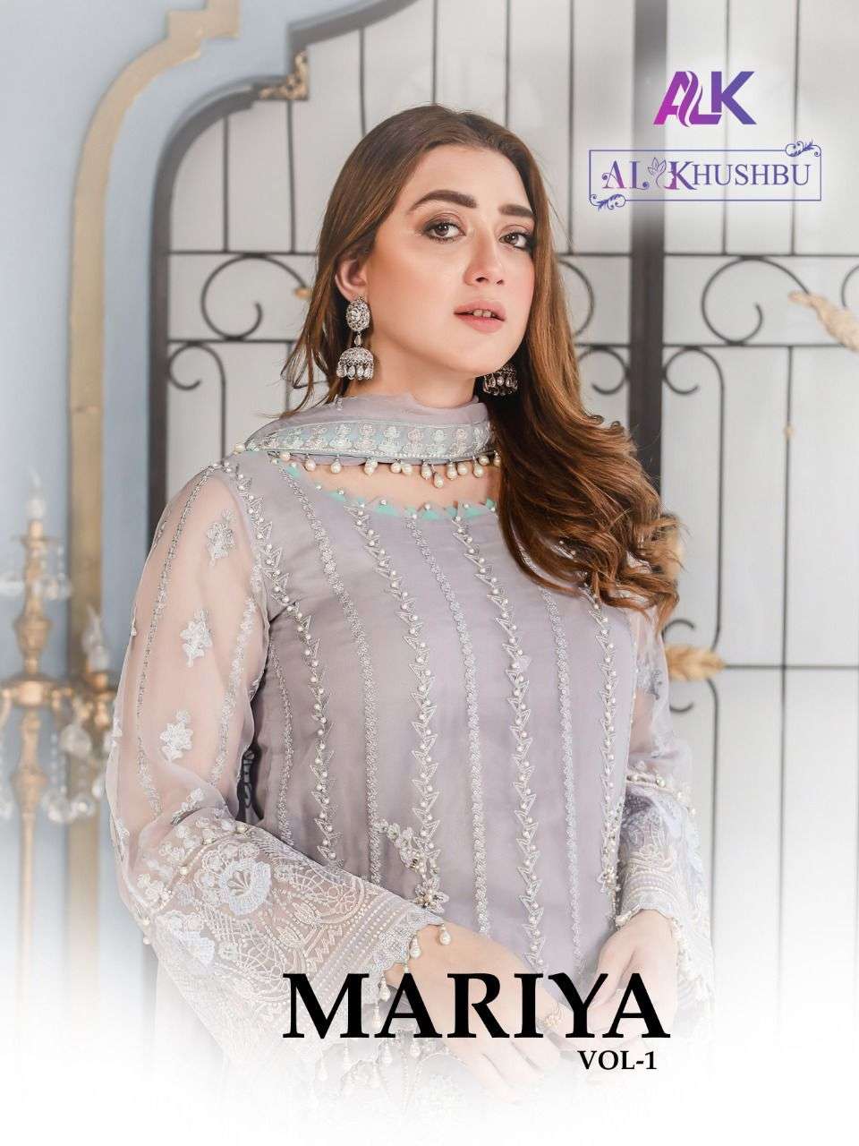 MARIYA VOL-1 BY AL KHUSHBU GEORGETTE EMBROIDERED DRESSES