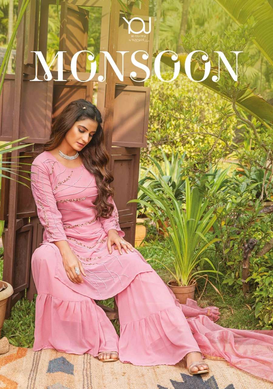 MONSOON BY YOU 01 TO 04 SERIES DESIGNER GEORGETTE DRESSES