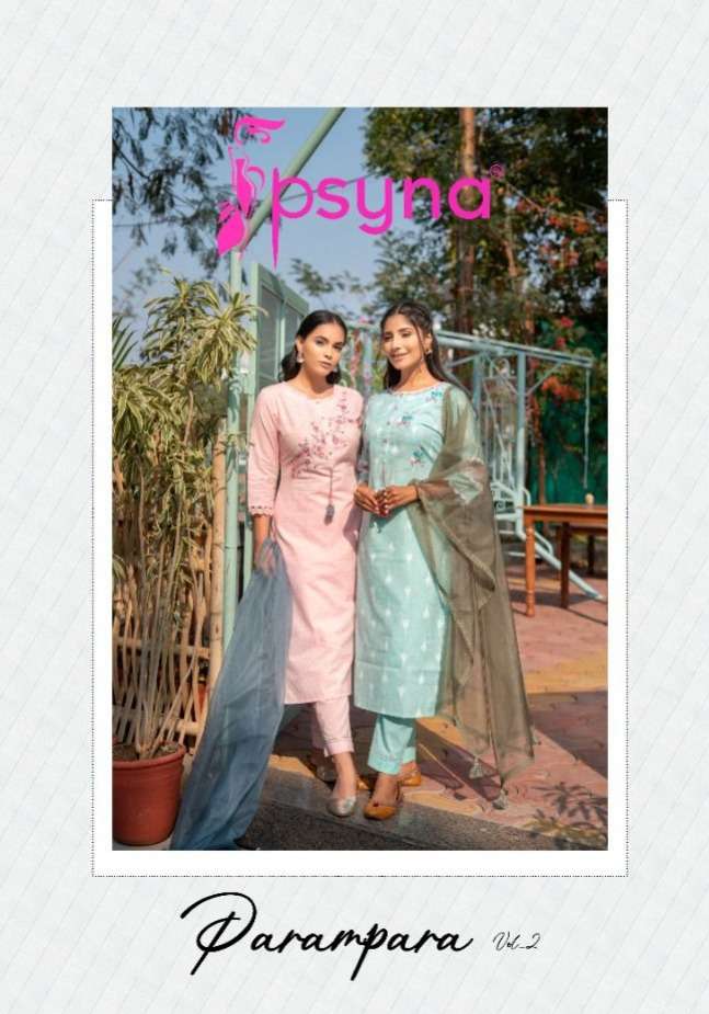 PARAMPARA VOL-3 BY PSYNA 2001 TO 2008 SERIES DESIGNER COTTON DRESSES