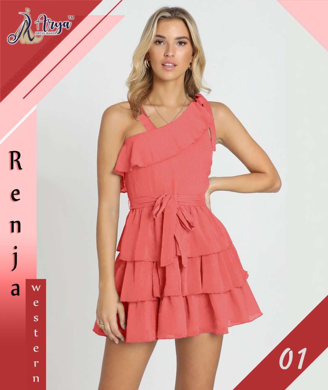 RENJA BY ARYA DRESS MAKER 01 TO 06 SERIES DESIGNER TOPS