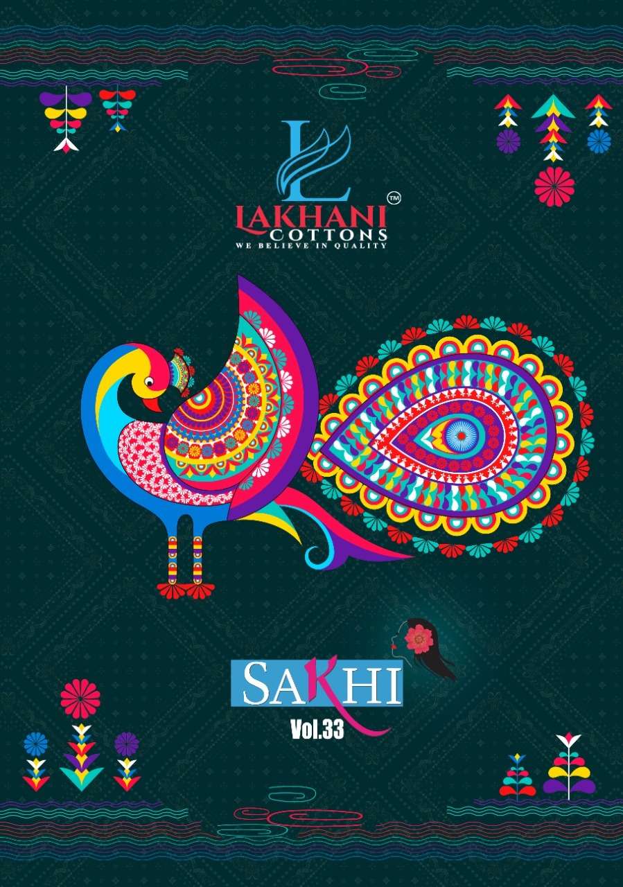 SAKHI VOL-33 BY LAKHANI COTTONS 3303 TO 3318 SERIES DESIGNER COTTON DRESSES