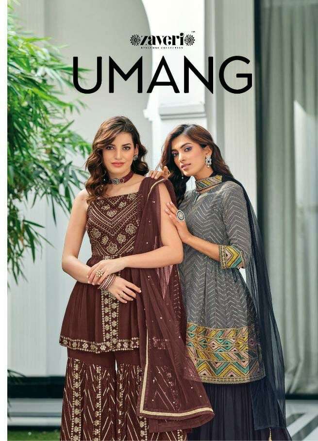 UMANG BY ZAVERI 1055 TO 1059 SERIES GEORGETTE DRESSES