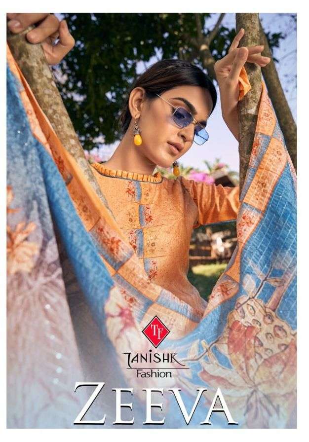 ZEEVA BY TANISHK FASHION 19001 TO 19006 SERIES DESIGNER COTTON DRESSES