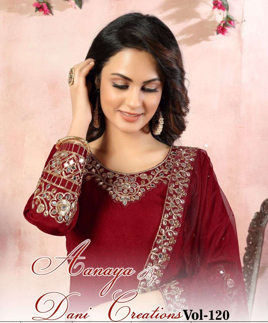 AANAYA VOL-120 BY TWISHA 2001 TO 2004 SERIES DESIGNER SILK DRESSES