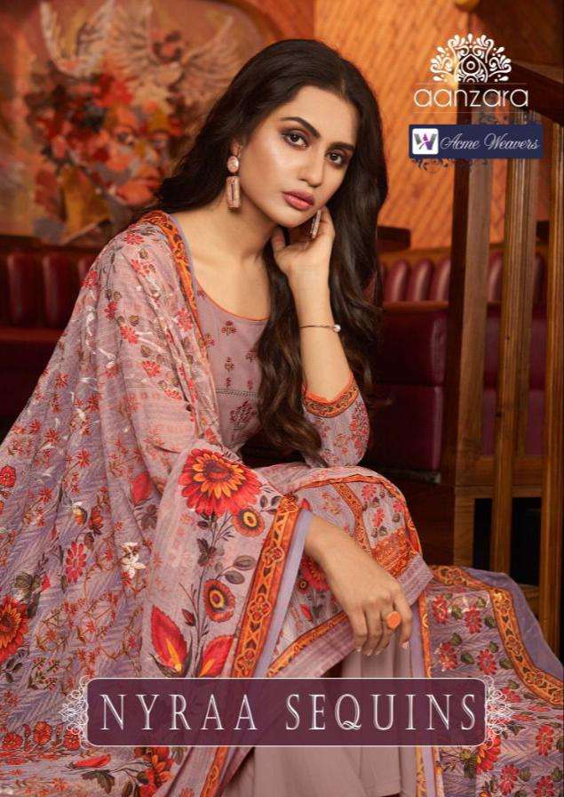 AANZARA NYRAA SEQUINS BY ACME WEAVERS 01 TO 06 SERIES GEORGETTE DRESSES