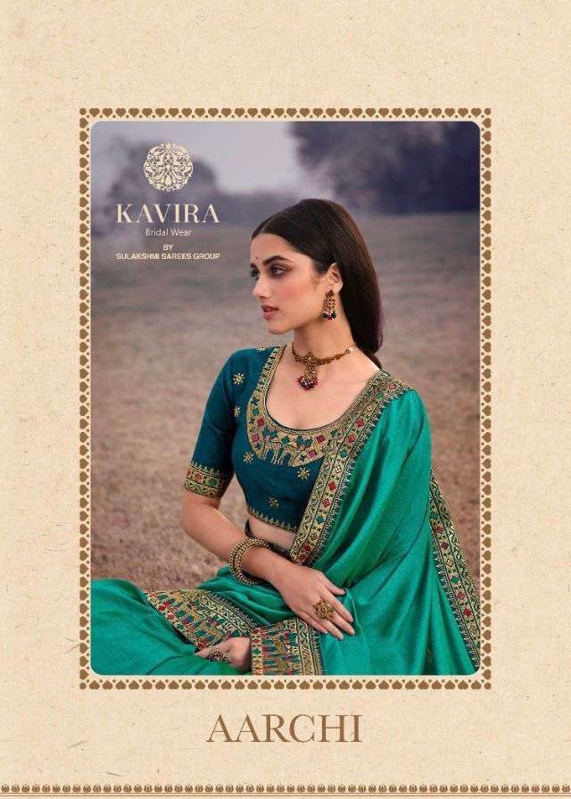 AARCHI BY KAVIRA 3901 TO 3909 SERIES DESIGNER VICHITRA SILK SAREES